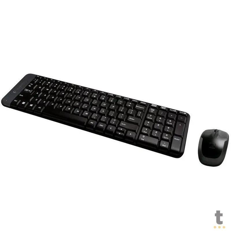Kit Teclado E Mouse Sem Fio Logitech Mk220 - 920-004431 Truedata